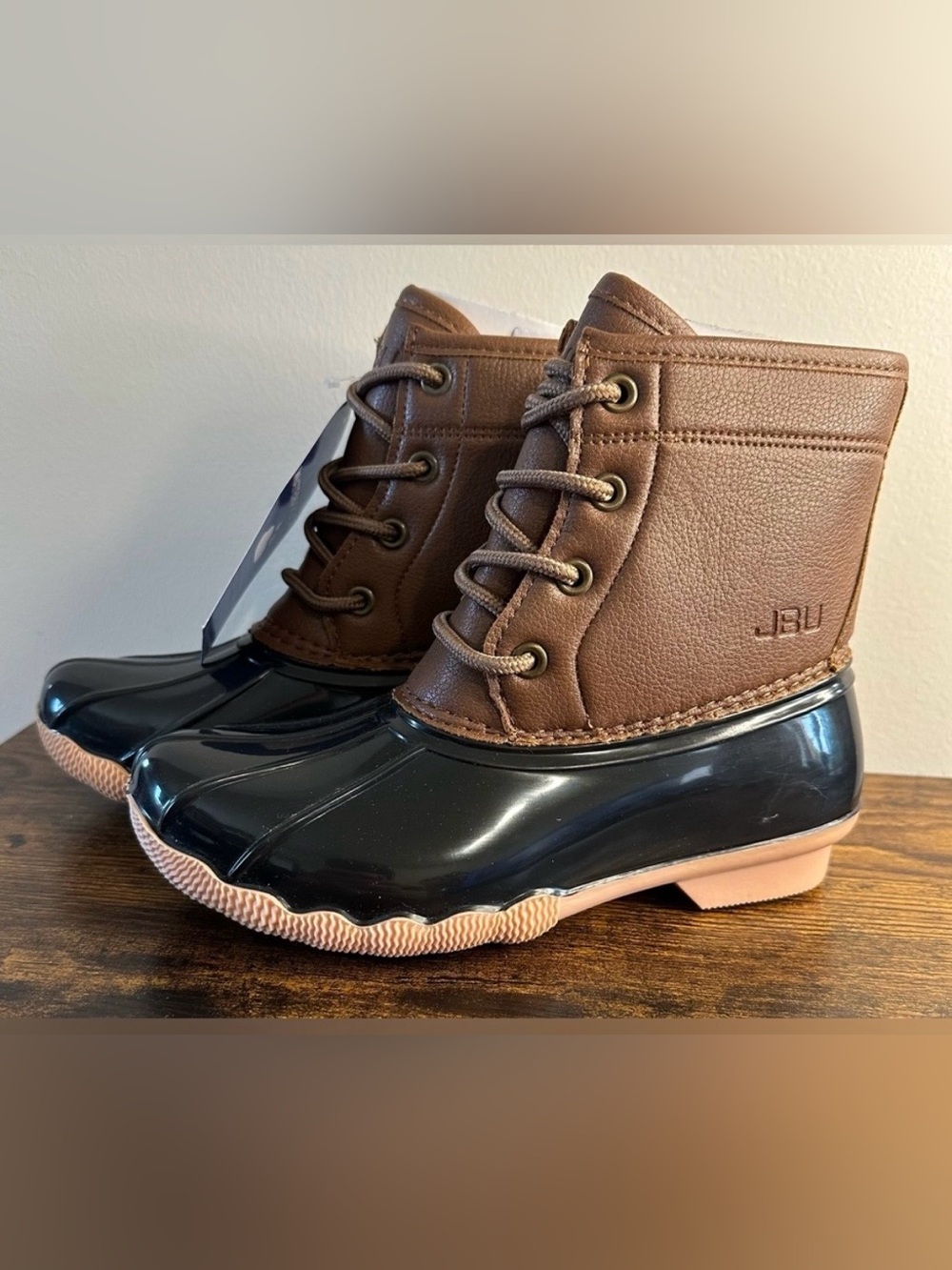 JBU by Jambu Kids Maplewood Waterproof Duck Boots NWT Size 2